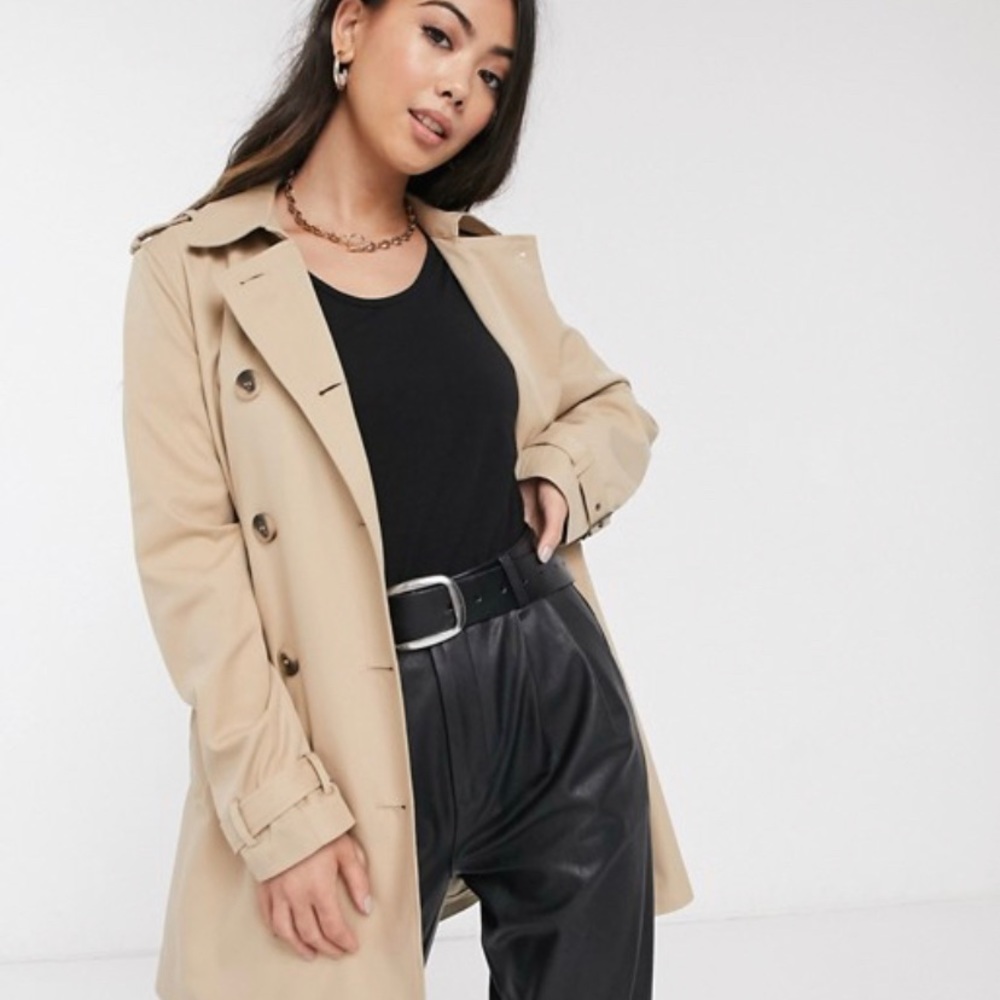 Carolina Belle Beige Trench Coat